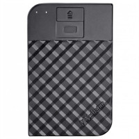 2.5” External HDD 1.0TB (USB3.1/USB-C) Verbatim ”Fingerprint Secure”, Black, 256-bit AES hardware security encryption with fingerprint, Enclosure material: Plastic and Aluminium