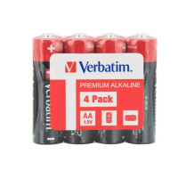 Verbatim Alcaline Battery AA, 4pcs, Pack Shrink Verbatim Alcaline Battery AA, 4pcs, Pack Shrink
