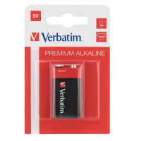 Verbatim Alcaline Battery 9V, 6LR61, 1pcs, Blister pack Verbatim Alcaline Battery 9V, 6LR61, 1pcs, Blister pack