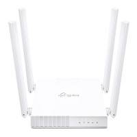 TP-LINK Archer C24 AC750 Dual Band Wireless Router, 433Mbps at 5GHz + 300Mbps at 2.4GHz, 802.11a/b/g/n/ac, 1 WAN + 4 LAN, Multi-Mode 3in1: Router / Access Point / Range Extender Mode, Wireless On/Off, 4 fixed antennas, Guest Network TP-LINK Archer C24 AC750 Dual Band Wireless Router, 433Mbps at 5GHz + 300Mbps at 2.4GHz, 802.11a/b/g/n/ac, 1 WAN + 4 LAN, Multi-Mode 3in1: Router / Access Point / Range Extender Mode, Wireless On/Off, 4 fixed antennas, Guest Network