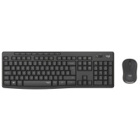 Logitech Wireless Combo MK295 Silent, Multimedia Keyboard & Mouse, Graphite, RUS, USB, Retail Logitech Wireless Combo MK295 Silent, Multimedia Keyboard & Mouse, Graphite, RUS, USB, Retail