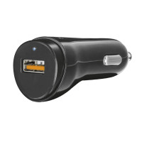 USB Car Charger - Trust Ultra-Fast (18W) USB Car Charger with QC3.0 and auto-detect, Output: QC3.0 mode with 5V/3A – 9V/2A – 12V/1.5A and auto-detect mode with 5V/2.4A USB Car Charger - Trust Ultra-Fast (18W) USB Car Charger with QC3.0 and auto-detect, Output: QC3.0 mode with 5V/3A – 9V/2A – 12V/1.5A and auto-detect mode with 5V/2.4A