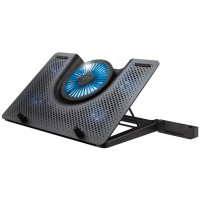 Trust Gaming GXT 1125 Quno, 17.4” Premium LED-illuminated gaming laptop cooling stand with 5 fans, Black Trust Gaming GXT 1125 Quno, 17.4” Premium LED-illuminated gaming laptop cooling stand with 5 fans, Black