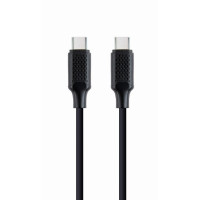 Cable Type-C to Type-C - 1.5 m - Cablexpert CC-USB2-CMCM100-1.5M, 100 W Type-C Power Delivery (PD) charging & data cable, 1.5 m, Black