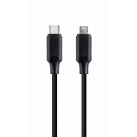 Cable Type-C to micro-USB - 1.5 m - Cablexpert CC-USB2-CMMBM-1.5M, USB Type-C to micro-USB charging & data cable, 1.5 m, Black