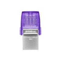Flash Drive USB-C/A Kingston DataTraveler microDuo 3C / 256GB / 200 MByte/s Flash Drive USB-C/A Kingston DataTraveler microDuo 3C / 256GB / 200 MByte/s