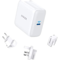 Incarcator retea de calatorie (EU/UK/USA) Anker PowerPort III GaN / 65W / USB-C