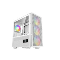 Carcasa DEEPCOOL CH560 WH DIGITAL / w/oPSU / Side-Window / Digital screen / 4x120mm ARG / ATX / White Carcasa DEEPCOOL CH560 WH DIGITAL / w/oPSU / Side-Window / Digital screen / 4x120mm ARG / ATX / White