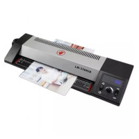 Qsmile LM330iDX A3, Black, Rollers: 2(hot shoe), Reverse, Input width: 330 mm,Speed: 55 cm/min, Min Film thickness: 160(2*80) microns, Max. film thickness: 250(2*125) microns, Min Film size: Credit card size (54*86 mm), Max. Paper size: A3, Max. lam. Qsmile LM330iDX A3, Black, Rollers: 2(hot shoe), Reverse, Input width: 330 mm,Speed: 55 cm/min, Min Film thickness: 160(2*80) microns, Max. film thickness: 250(2*125) microns, Min Film size: Credit card size (54*86 mm), Max. Paper size: A3, Max. lam.