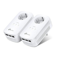 Адаптеры Powerline TP-LINK TL-PA8030P KIT / 1300Mbps / 3 Gigabit LAN Port Адаптеры Powerline TP-LINK TL-PA8030P KIT / 1300Mbps / 3 Gigabit LAN Port