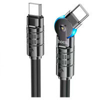 Кабель Type-C на Type-C HOCO “U118 Triumph” / 1.2m / Zinc alloy / 60W / up to 3A / Black Кабель Type-C на Type-C HOCO “U118 Triumph” / 1.2m / Zinc alloy / 60W / up to 3A / Black