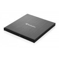 External Slimline CD/DVD Writer with USB-C VERBATIM External Slimline CD/DVD Writer with USB-C VERBATIM