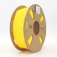 Gembird TPE flexible filament, Yellow, special thermopolymer allows to obtain materials similar to rubber, 1.75mm, 1kg