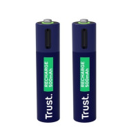 Trust Baterie reincarcabila USB-C AAA/ 500 mAh/ up to 800 charge cycles/ 2 Pack