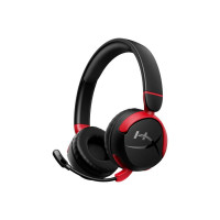 Гарнитура HyperX Cloud Mini, Bluetooth + Проводная, Черно-красная, Рекомендуется для геймеров 8-12 лет Гарнитура HyperX Cloud Mini, Bluetooth + Проводная, Черно-красная, Рекомендуется для геймеров 8-12 лет