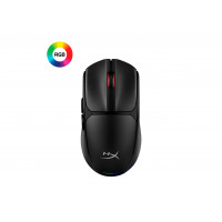 Беспроводная игровая мышь HYPERX Pulsefire Fuse, Черная, 200–26000 DPI, 4 настройки DPI, Легкая структура 75 г, Pixart PAW3311, Подсветка RGB, Переключатели Kailh, До 85 часов от 1 батареи AAA Беспроводная игровая мышь HYPERX Pulsefire Fuse, Черная, 200–26000 DPI, 4 настройки DPI, Легкая структура 75 г, Pixart PAW3311, Подсветка RGB, Переключатели Kailh, До 85 часов от 1 батареи AAA