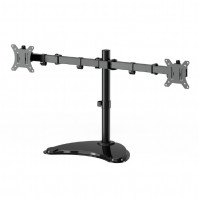 Suport birou pentru două monitoare, 13”-32” Gembird MS-D2ST-02, reglabil, montaj vertical pentru 2 monitoare (rotație, înclinare, pivotare), VESA 75/100, până la 8 kg pe display, management cabluri, negru Suport birou pentru două monitoare, 13”-32” Gembird MS-D2ST-02, reglabil, montaj vertical pentru 2 monitoare (rotație, înclinare, pivotare), VESA 75/100, până la 8 kg pe display, management cabluri, negru