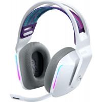 Игровые наушники Logitech G733 LIGHTSPEED Wireless RGB, PRO-G 40mm, Белые