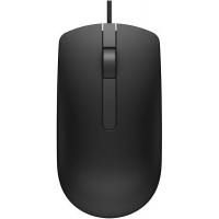 Оптическая мышь Dell - Проводная - USB, 1000 dpi, 413г, MS116 - Черный