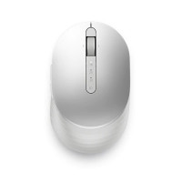 Мышь Dell Premier Rechargeable Wireless MS7421W, Серебристая, Беспроводная 2.4 ГГц, Bluetooth 5.0, 1600 dpi, Программируемые кнопки, Программируемое колесо прокрутки, Порт USB-C, 3-летняя гарантия