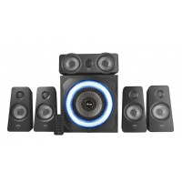 Система колонок Trust Gaming GXT 658 Tytan 5.1 Surround, 180 Вт - Черный Система колонок Trust Gaming GXT 658 Tytan 5.1 Surround, 180 Вт - Черный