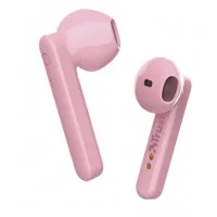 Беспроводные наушники Trust Primo Touch Bluetooth TWS - Розовые, До 4 часов воспроизведения