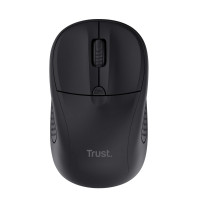 Mouse Wireless Compact Trust Primo, 2.4GHz, Receptor Micro, 4 butoane, 1000-1600 dpi, USB, Negru Mat