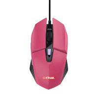 Мышь Trust Gaming GXT 109P FELOX с многоцветной подсветкой LED, макс. 6400 dpi, 6 программируемых кнопок, USB 1,5 м, розовая