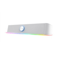 Звуковая панель Trust Gaming GXT 619W Thorne RGB с подсветкой, 2.0 стерео, 12 Вт, белый Звуковая панель Trust Gaming GXT 619W Thorne RGB с подсветкой, 2.0 стерео, 12 Вт, белый