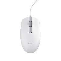 Mouse optic Trust TM-101W, 1200 dpi, 3 butoane, USB, Alb