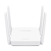 Wireless Router MERCUSYS AC10 / AC1200 Dual Band / Wi-Fi5 / 1 WAN+2 LAN / 4 external antennas