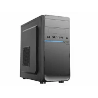 Корпус HPC D-08 / 500W / mATX / Black/Blue