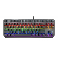 Tastatura Gaming Trust GXT 834 CALLAZ TKL, USB, Black