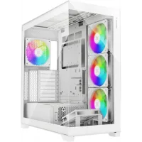 Корпус XILENCE Xilent Gleam / X818.W.ARGB/ no PSU/ Aquarium panel/ ATX/ White