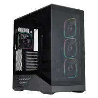 Корпус 1STPLAYER GM7 / w/oPSU / Side-Window / 3x120mm / ATX / Black
