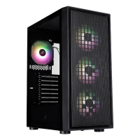 Корпус 1STPLAYER GO6 / w/oPSU / Side-Window / 4 x FS7 / ATX / Black