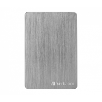 2.5” External HDD 1.0TB (USB3.2) Verbatim Store 'n' Go ALU Slim, Space Grey, Aluminium, Sleek, Slim, Nero Backup Software, Green Button Energy Saving Software