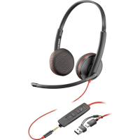 Наушники Poly Blackwire 3225 / USB-C/A / Black Наушники Poly Blackwire 3225 / USB-C/A / Black
