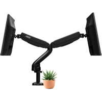 Arm for 2 monitors 13”-31.5” - AOC AD110D0 Black, Desk Clamp/Grommet, Aluminum structure, Gas spring, Height adjustment, Max.Load: 2-9kg, Tilt: '-90°~+85°, Swivel:180°, Rotation:360°, Hidden cable management, VESA 75/100 Arm for 2 monitors 13”-31.5” - AOC AD110D0 Black, Desk Clamp/Grommet, Aluminum structure, Gas spring, Height adjustment, Max.Load: 2-9kg, Tilt: '-90°~+85°, Swivel:180°, Rotation:360°, Hidden cable management, VESA 75/100