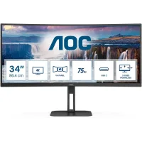 34.0” Monitor AOC CU34V5C/BK/ Curved/ 1ms/ 21:9/ 4K/ Black 34.0” Monitor AOC CU34V5C/BK/ Curved/ 1ms/ 21:9/ 4K/ Black