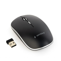 Gembird MUSW-4BSC-01, Silent Wireless Optical mouse, 2.4GHz, 4-button, 800 - 1600dpi, Type-C receiver, Black Gembird MUSW-4BSC-01, Silent Wireless Optical mouse, 2.4GHz, 4-button, 800 - 1600dpi, Type-C receiver, Black