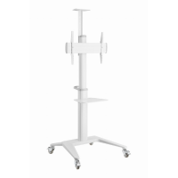 Suport de podea 37” - 70”, Gembird ”TVS-70T-02-W”, White Suport de podea 37” - 70”, Gembird ”TVS-70T-02-W”, White