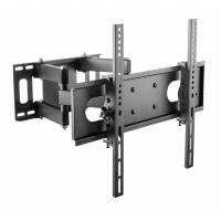 Full-motion TV-Wall Mount for 32 -55”- Gembird ”WM-55ST-04”, allows up to 60 degrees swivel and 20 degrees tilting, max. 35 kg, Distance to wall: 78 - 400 mm, max. VESA 400 x 400, Black Full-motion TV-Wall Mount for 32 -55”- Gembird ”WM-55ST-04”, allows up to 60 degrees swivel and 20 degrees tilting, max. 35 kg, Distance to wall: 78 - 400 mm, max. VESA 400 x 400, Black