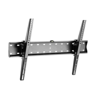 TV-Wall Mount for 37-70”- Gembird ”WM-70T-02”, Tilt, max. 40 kg, Tilting angle up to 24°, Distance TV to Wall: 53 mm, max. VESA 600 x 400, Black TV-Wall Mount for 37-70”- Gembird ”WM-70T-02”, Tilt, max. 40 kg, Tilting angle up to 24°, Distance TV to Wall: 53 mm, max. VESA 600 x 400, Black