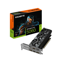 Видеокарта GIGABYTE GeForce RTX 5060 OC Low Profile 8G / 8GB / GDDR7 / 128bit Видеокарта GIGABYTE GeForce RTX 5060 OC Low Profile 8G / 8GB / GDDR7 / 128bit