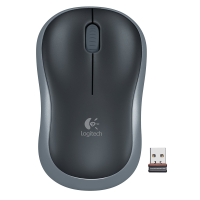 Mouse Wireless Logitech M185 Swift Grey, Grey/Black Mouse Wireless Logitech M185 Swift Grey, Grey/Black