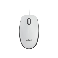 Мышь Оптическая Logitech M100, White