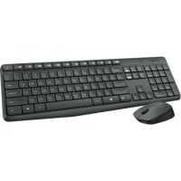 Беспроводная Клавиатура и мышка Logitech Combo MK235 / USB / Retail INTNL - US Intrernational layout