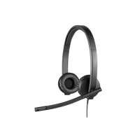Casti Logitech H570e / Stereo / USB-C / Black Casti Logitech H570e / Stereo / USB-C / Black