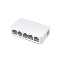 MERCUSYS MS105 5-port Desktop Switch, 5 10/100M RJ45 ports, Plastic case MERCUSYS MS105 5-port Desktop Switch, 5 10/100M RJ45 ports, Plastic case